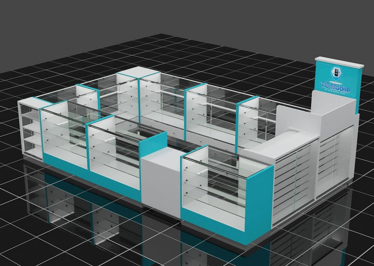 glass kiosk