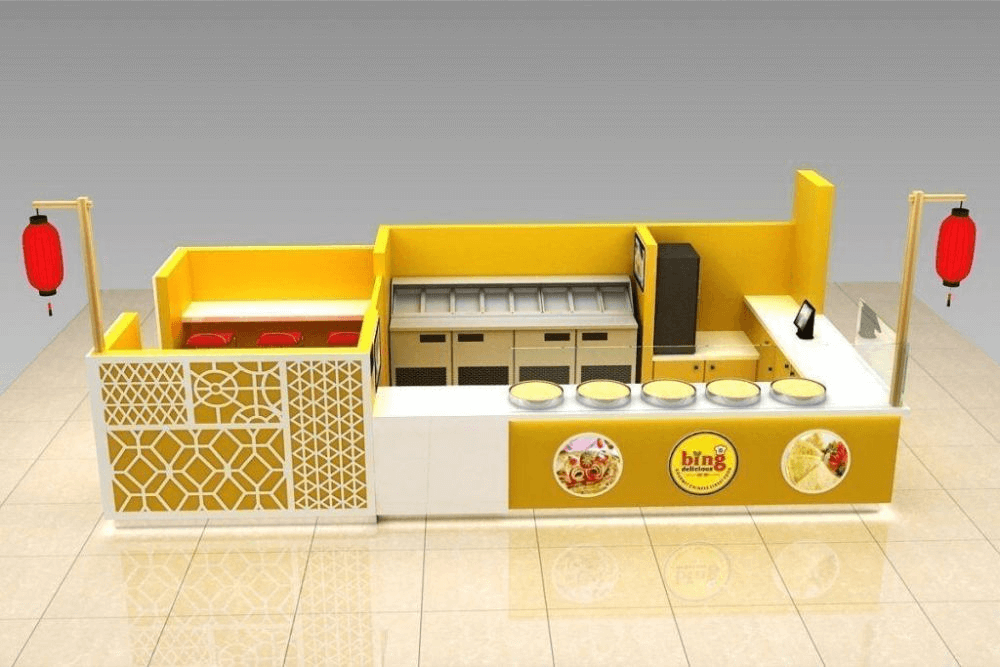 mall crepe kiosks