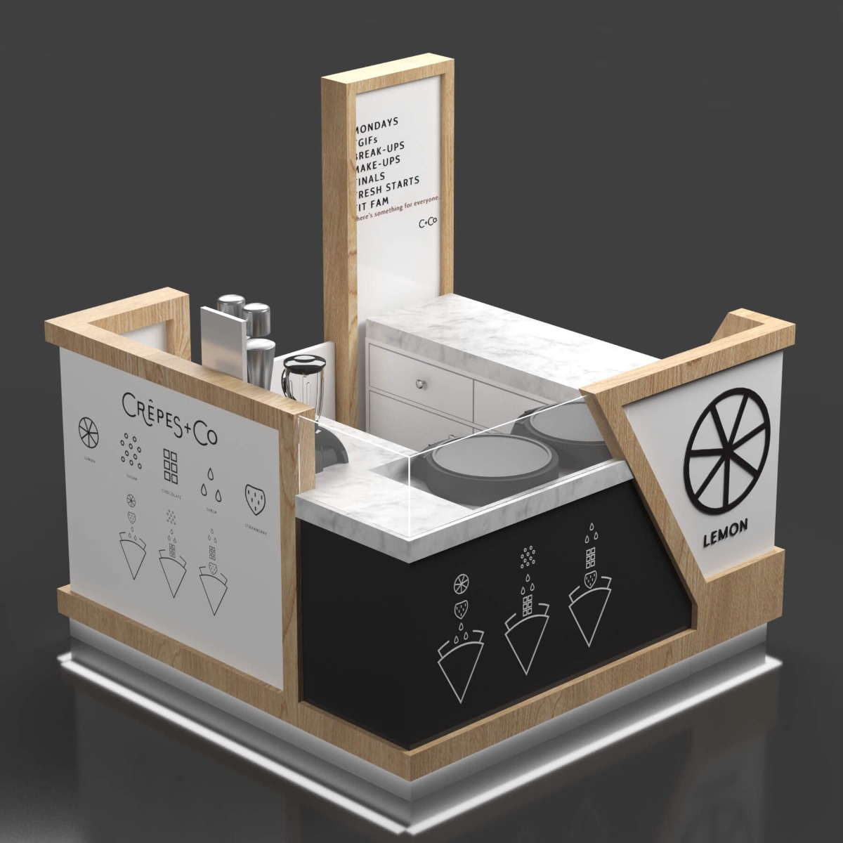 crepe kiosks