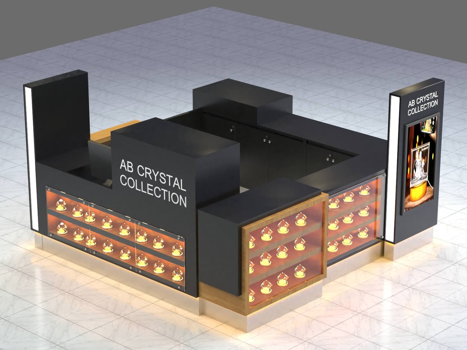 crystal kiosk
