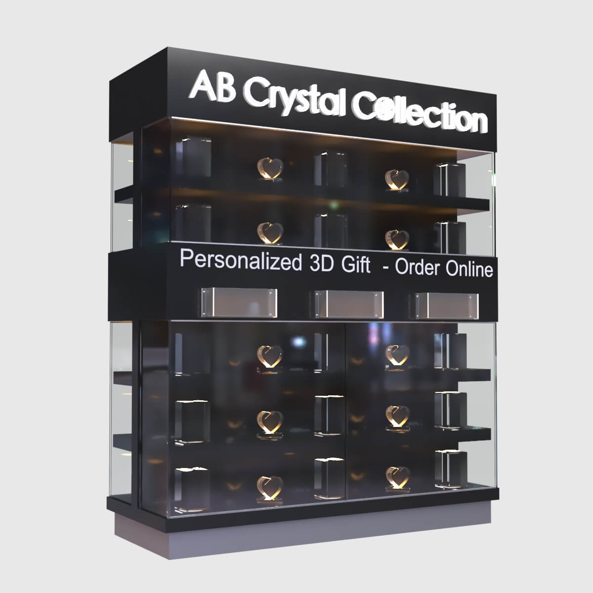 Glass showcase