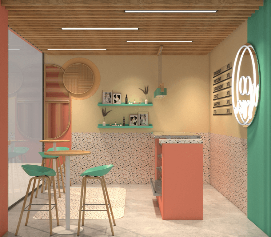 modeern donut shop