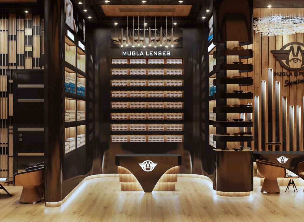 solid wood optical shop