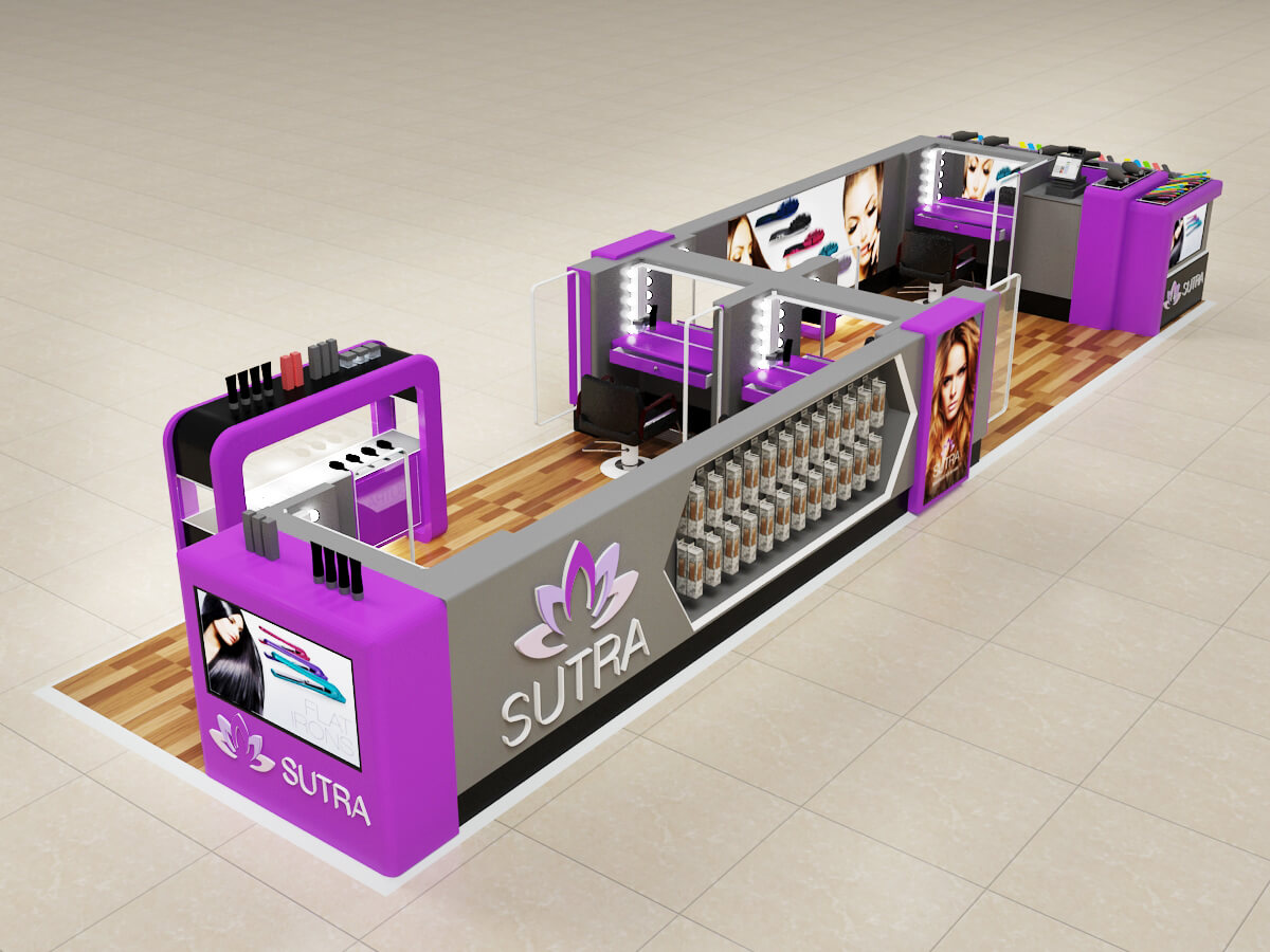 hairdressing kiosk