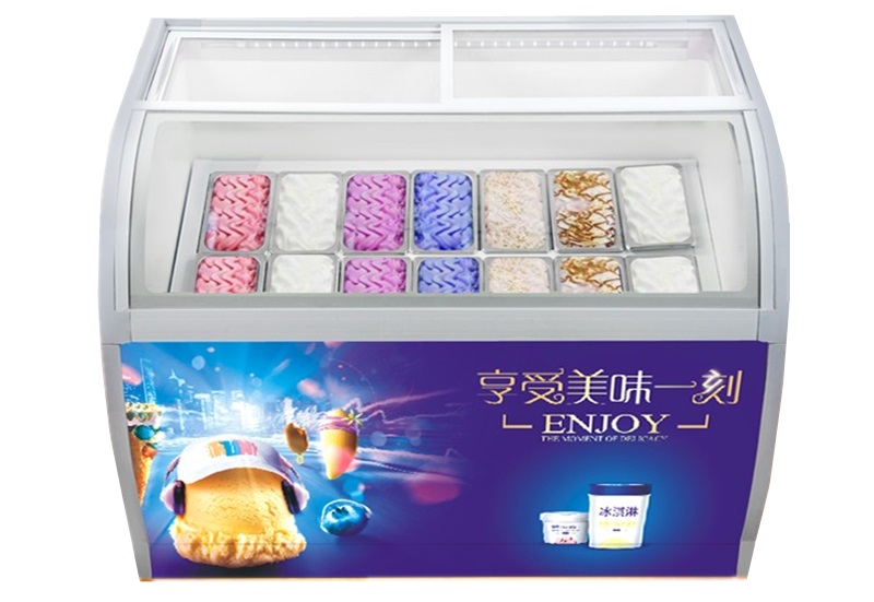 ice cream showcase