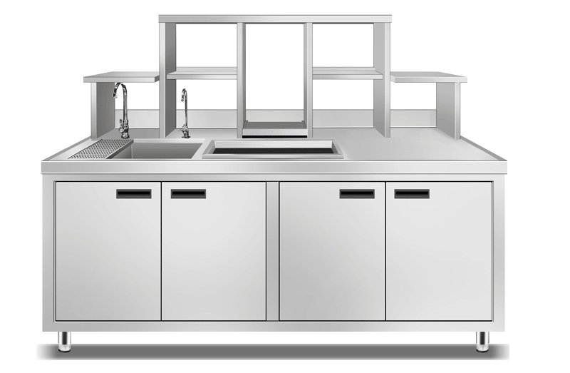 stainless steel workbench