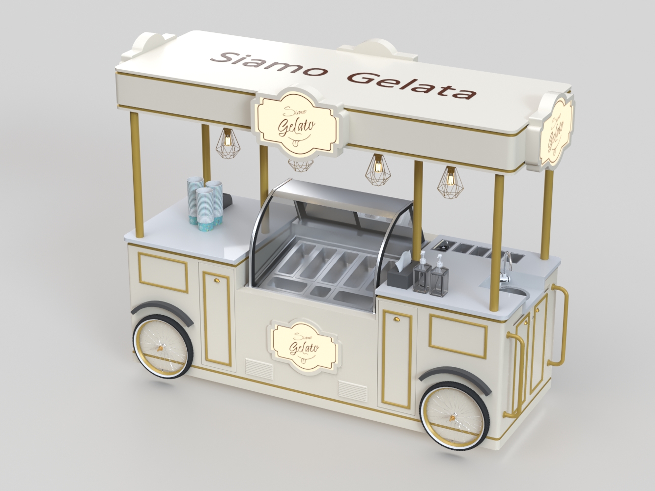 ice cream cart
