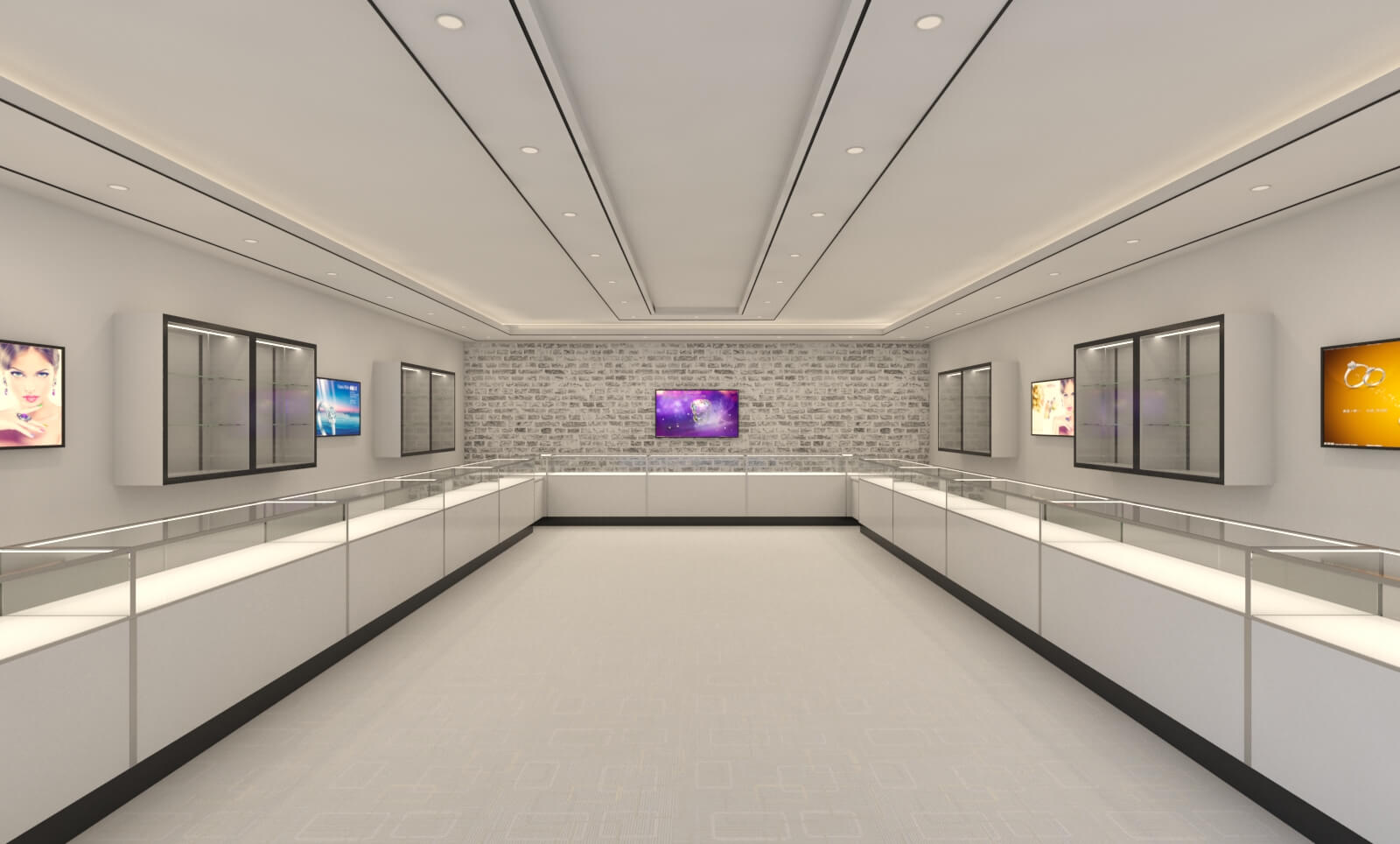 white jewelry shop