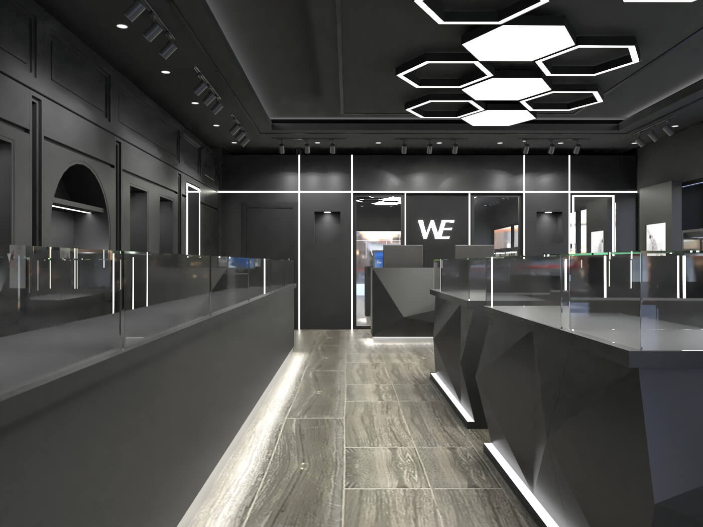 black jewelry store