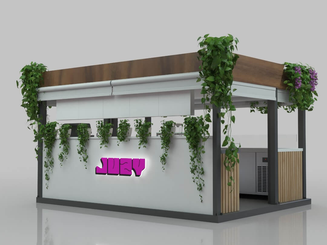outdoor food kiosk
