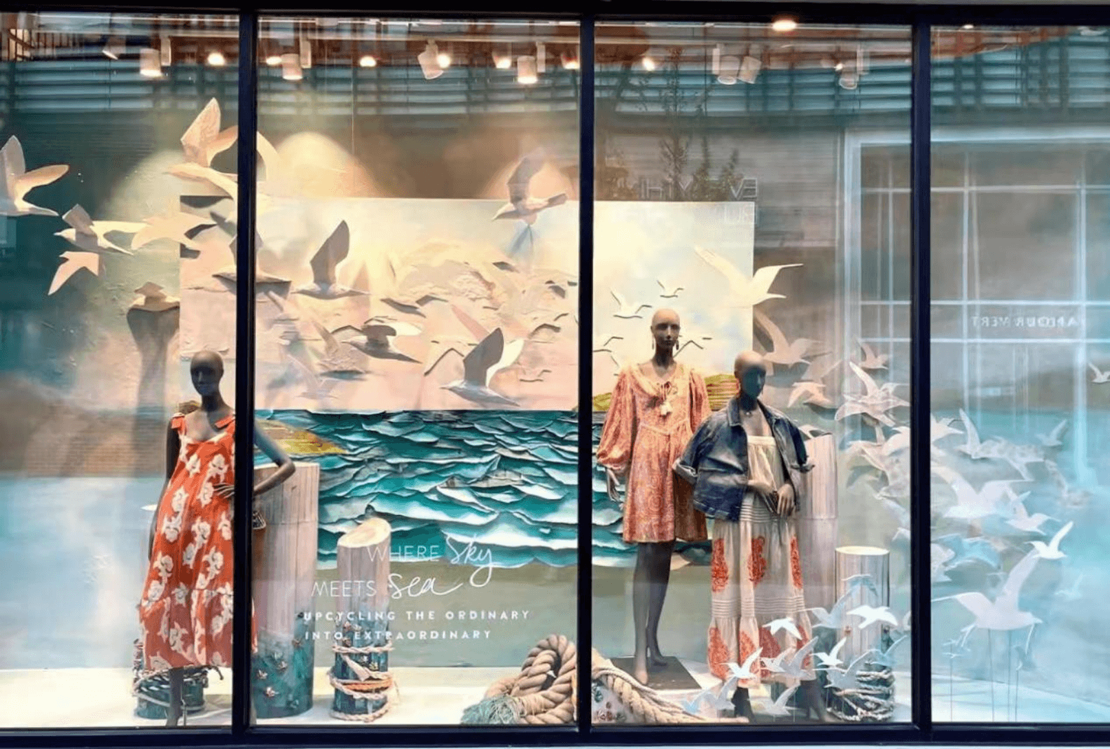 clothing shop window mannequin