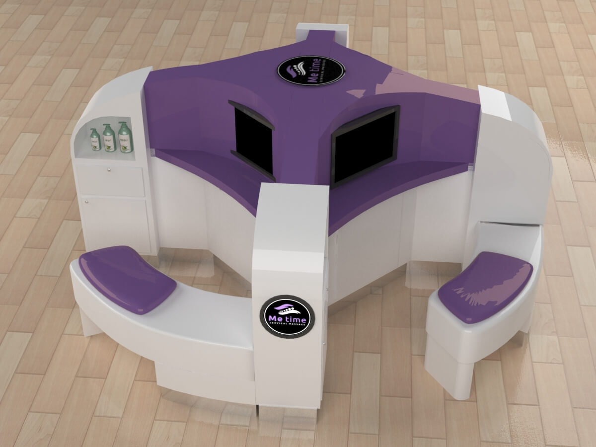 massage kiosk design