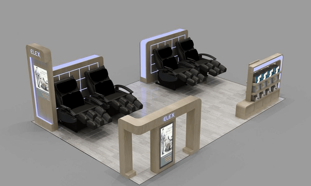 high-end massage kiosk