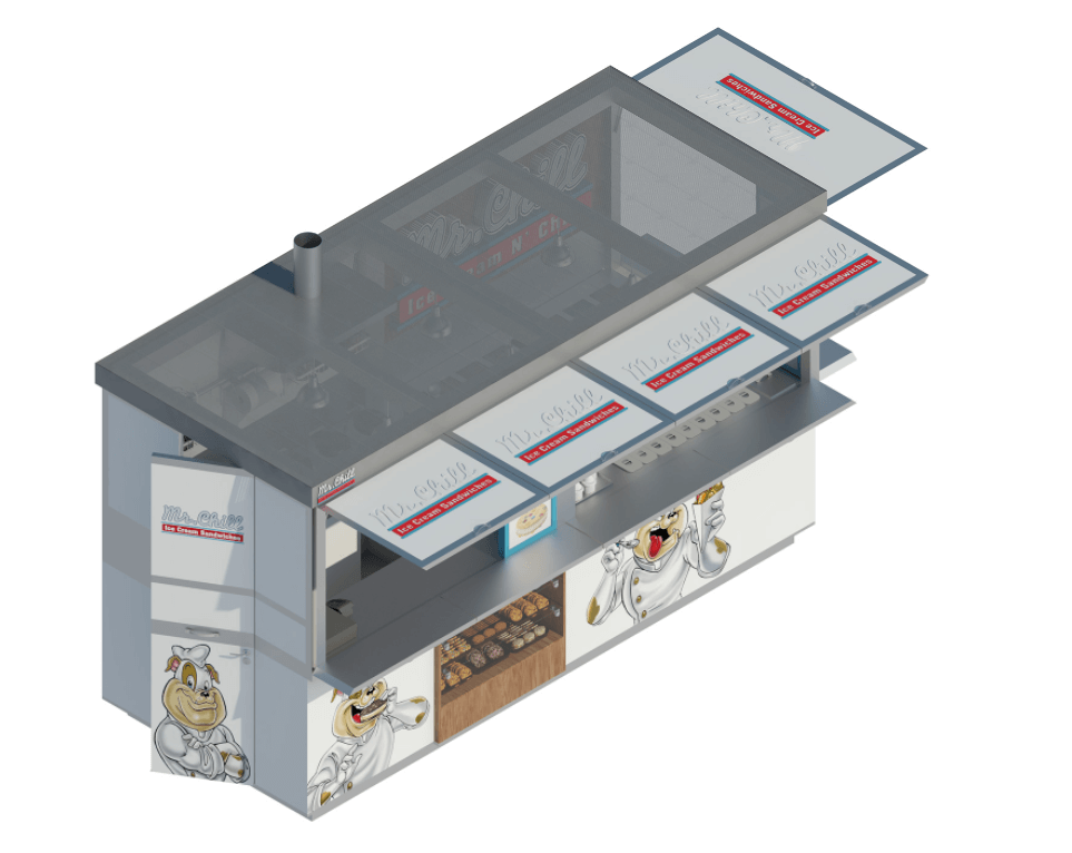 outdoor durable food stand
