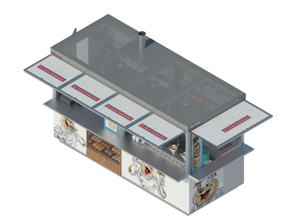 outdoor food kiosk