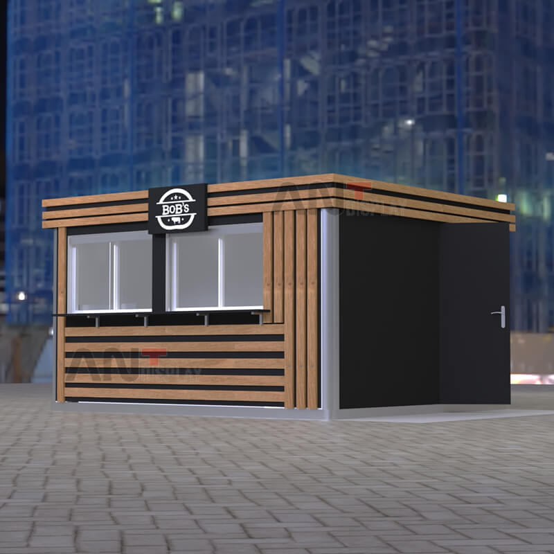 outdoor coffee kiosk