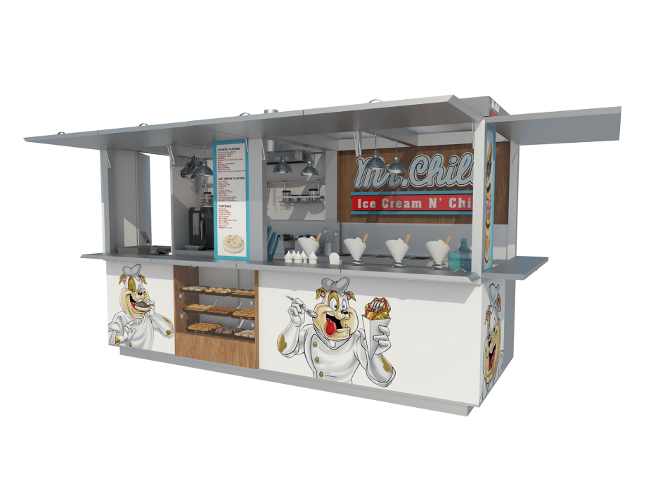 crepe display cabinet