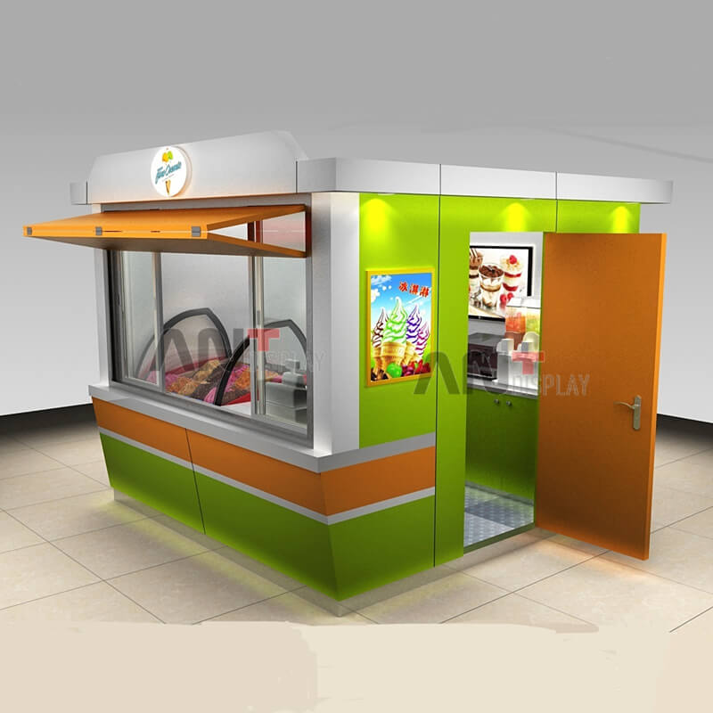 outdoor ice cream kiosk