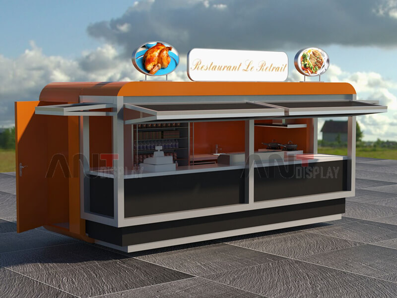 outdoor fast food kiosk