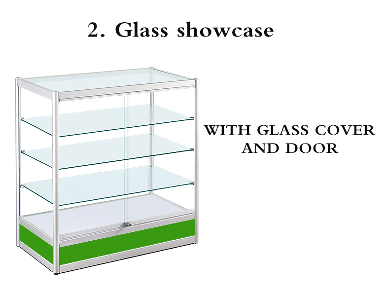 pharmacy glass showcase
