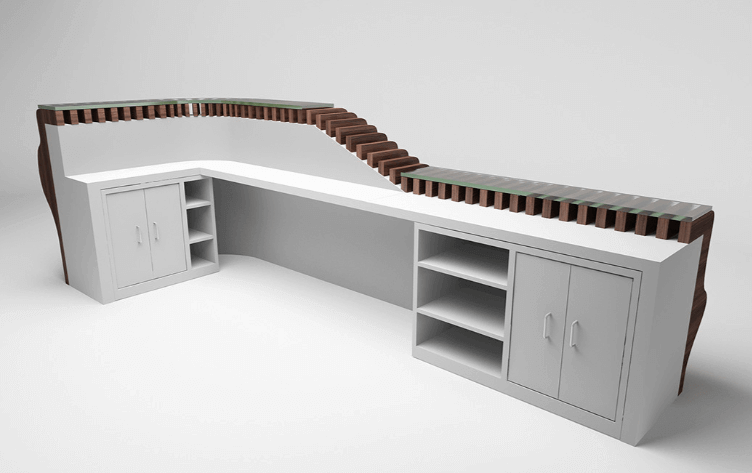 office reception desk'
