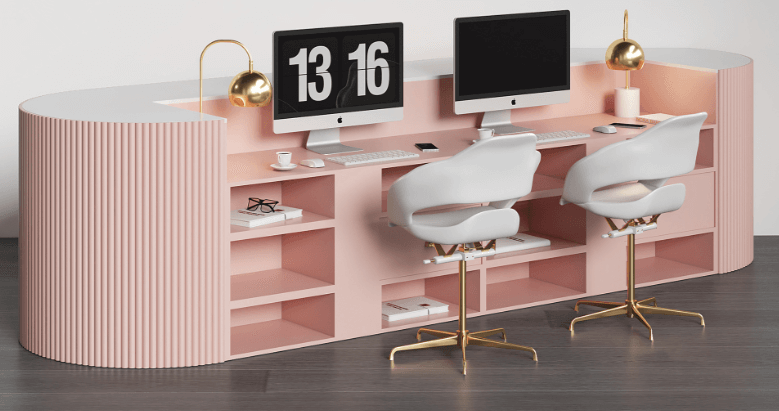 reception desk design