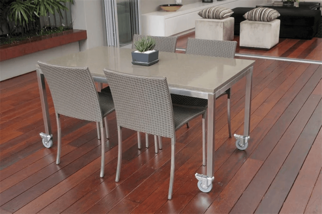 stainless steel table
