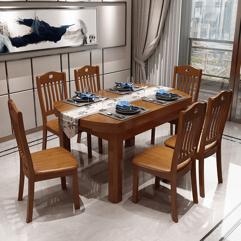 solid wood table