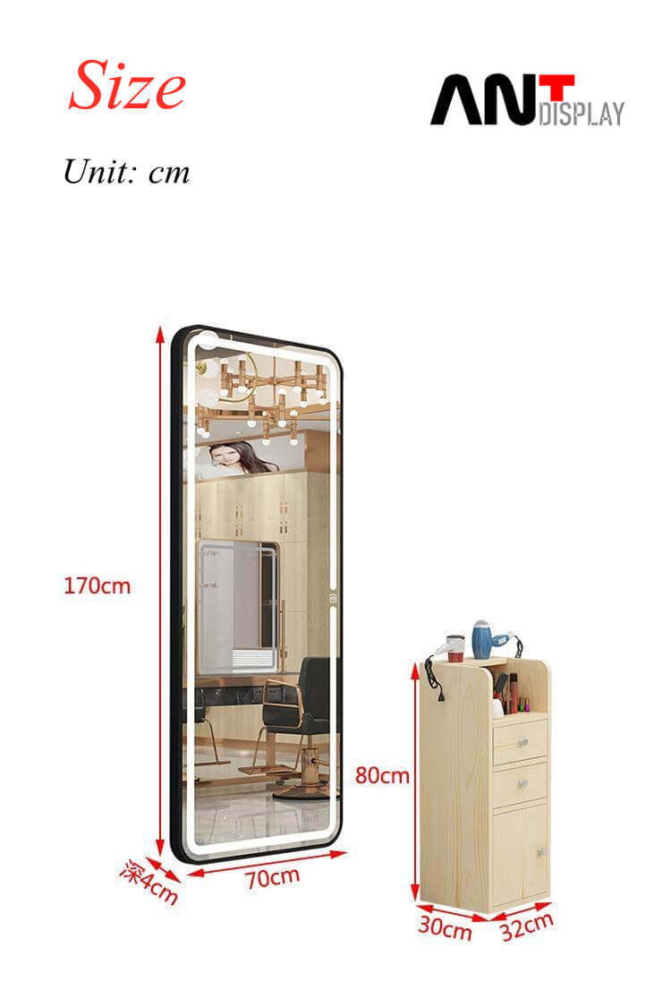 mirror size
