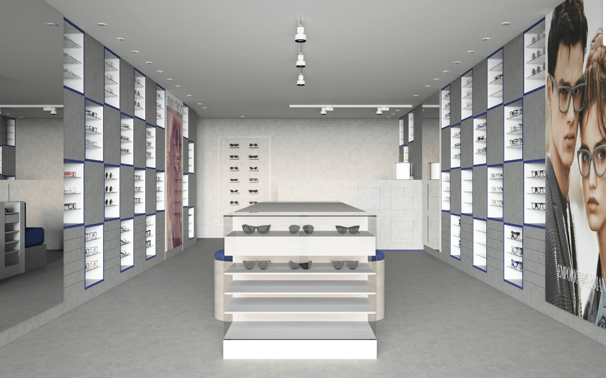 optical shop design