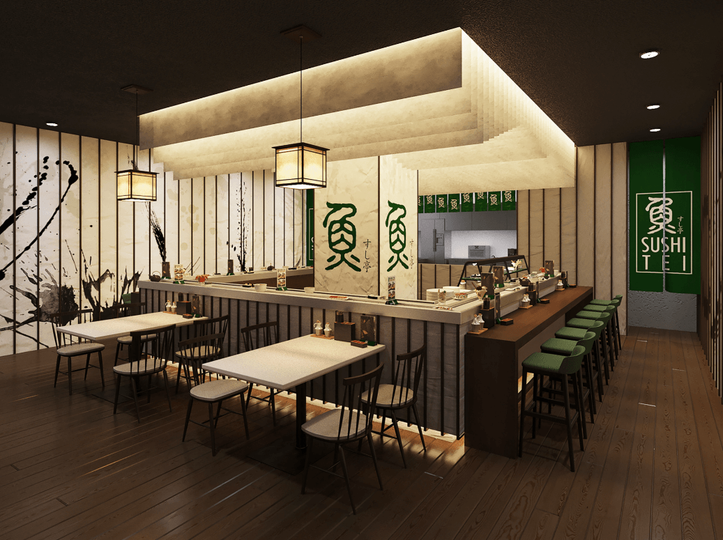 sushi shop design