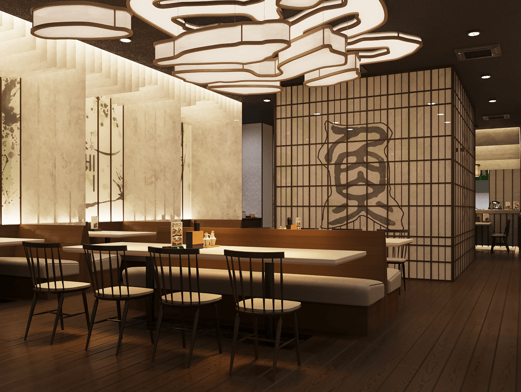 modern sushi shop