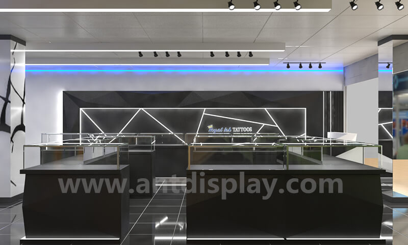 modern tattoo shop design