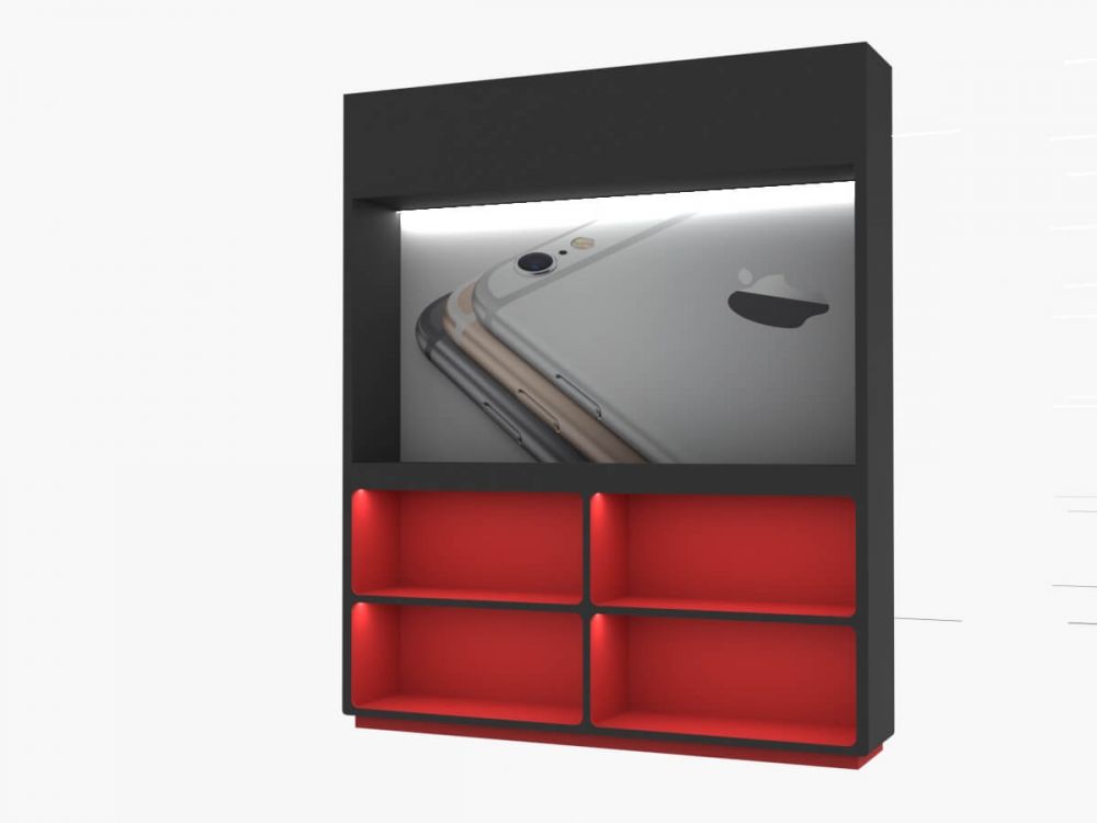 Cellphone display cabinets
