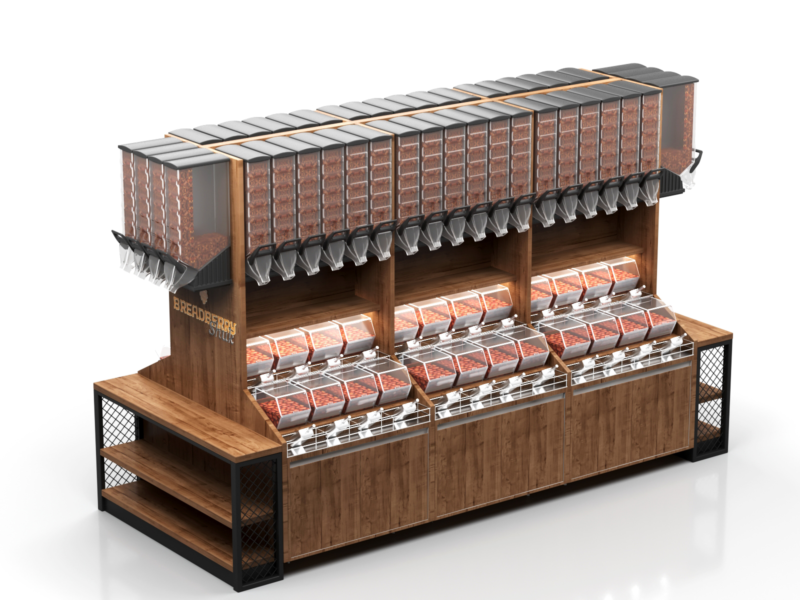 candy display shelves