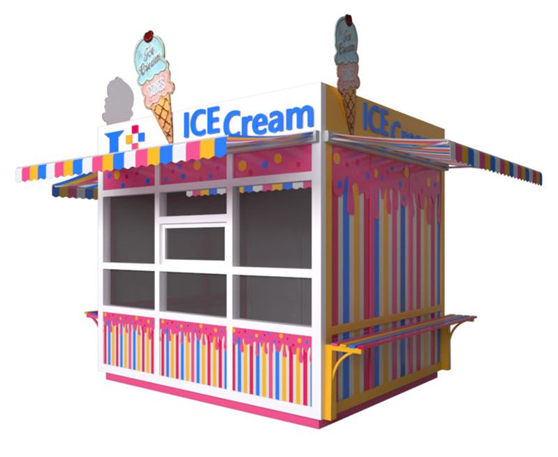ant outdoor ice cream kiosk