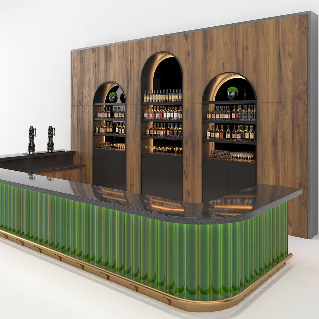 wine bar counter