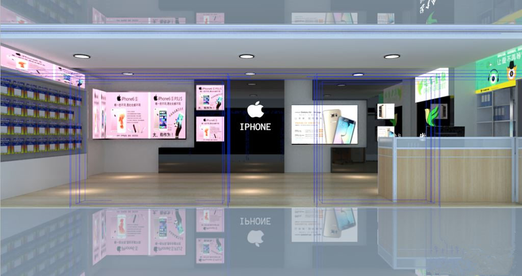 ant cellphone shop design