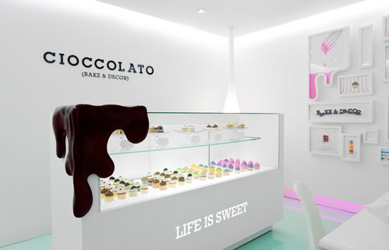 chocolate store design