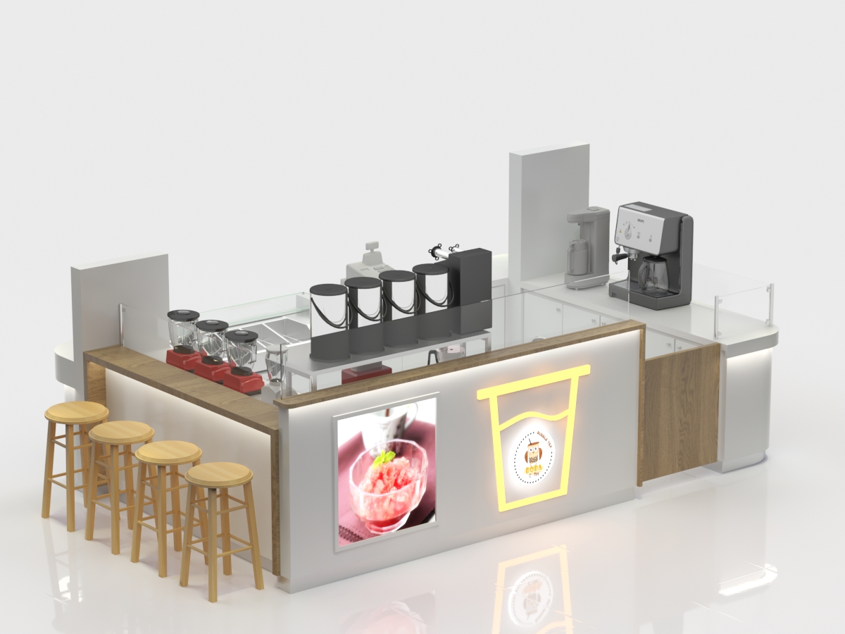 ant bubble tea kiosk