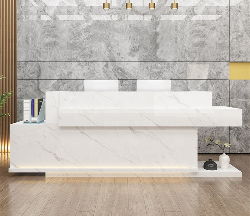 ant marble reception desk
