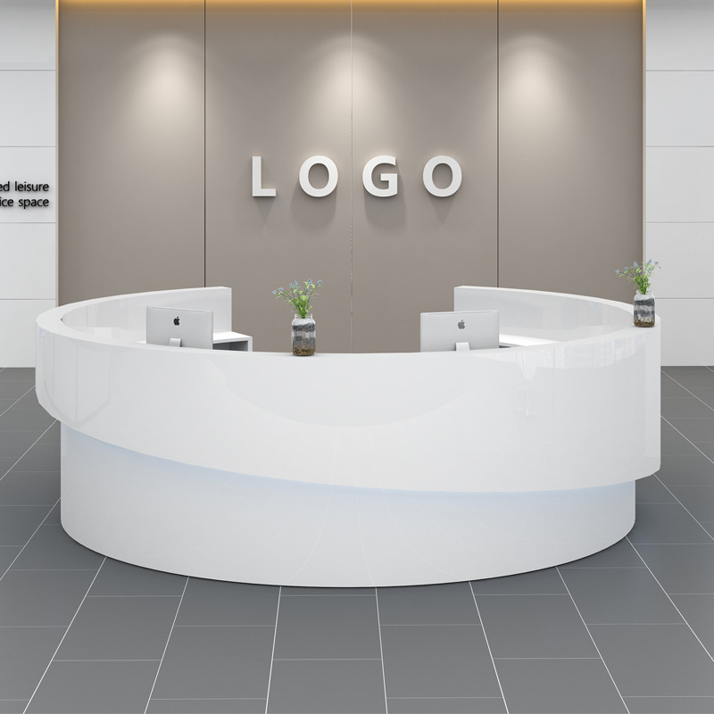 ant round reception desk