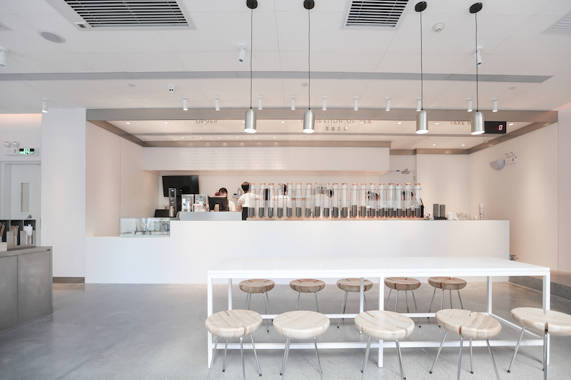 bubble tea shop counter design