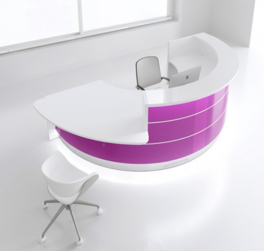 ant C shaped reception desk