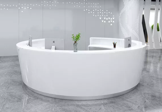 ant round reception desk