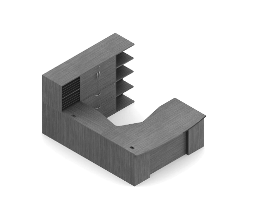 U shaped reception desk