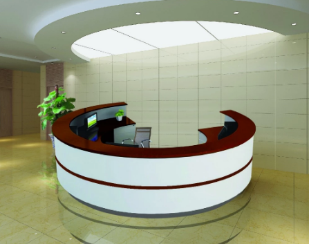 ant round reception desk
