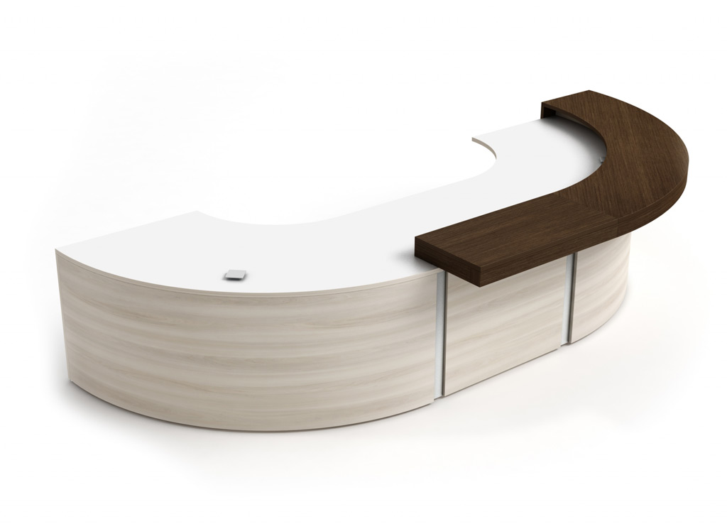 ant C shaped reception desk