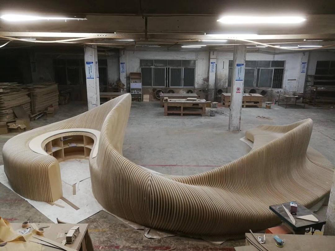organic reception desk