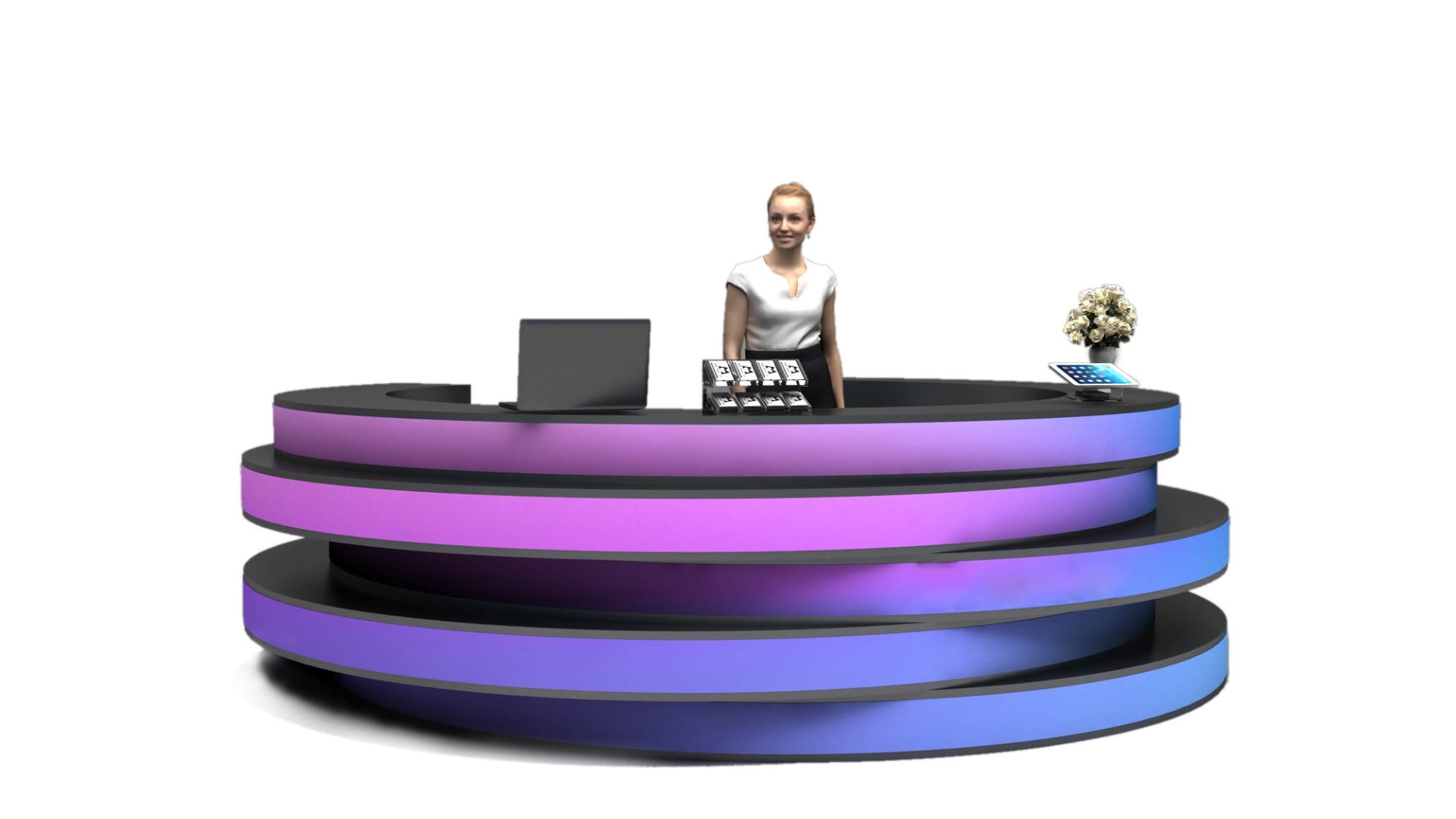 reception desk design 